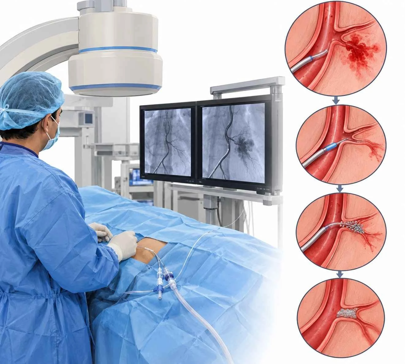 Benefits, Risks and Recovery After Bleeding Embolisation